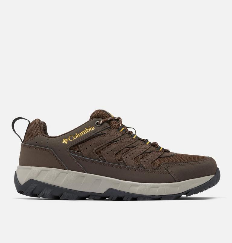 Men's Strata Trail Walking Shoe, Color: Cordovan, Golden Yellow, image 1