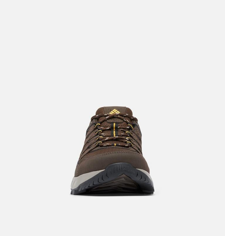 Men's Strata Trail Walking Shoe, Color: Cordovan, Golden Yellow, image 8