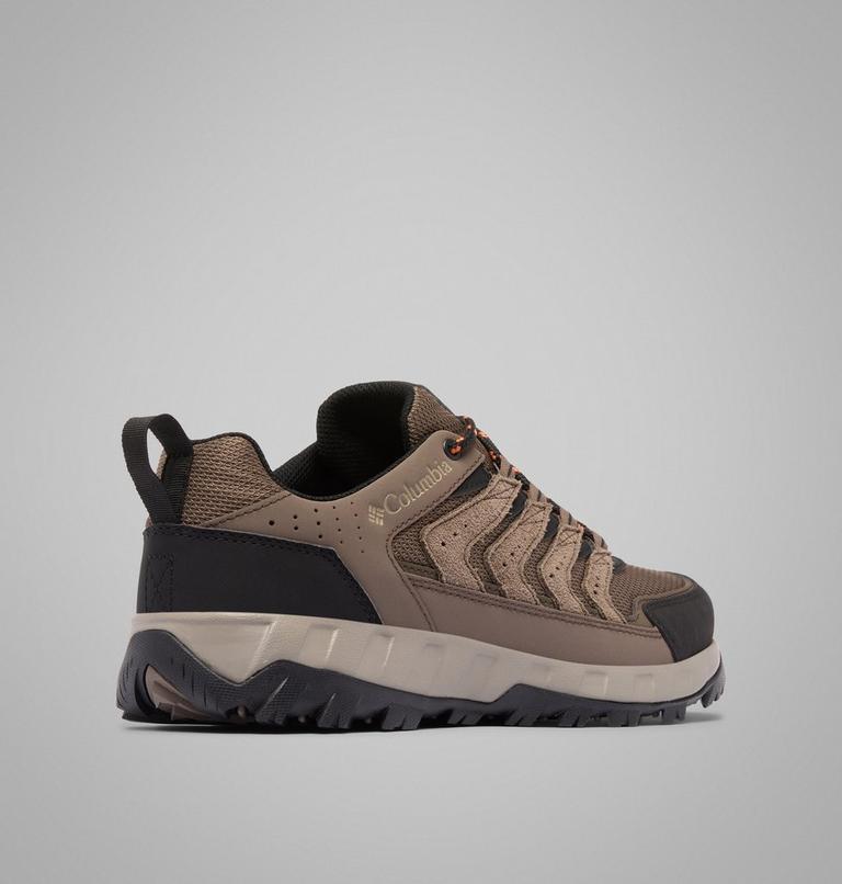 Men's Strata Trail Walking Shoe, Color: Mud, Tangy Orange, image 9