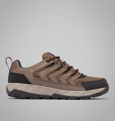 Men's Strata Trail Walking Shoe, Color: Mud, Tangy Orange, image 1