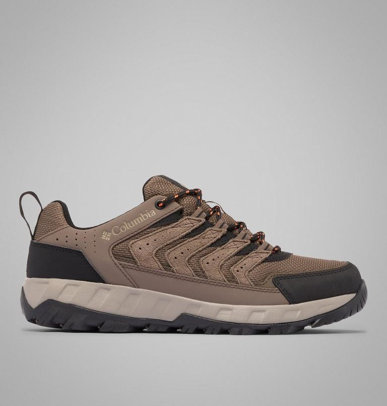 Men's Strata Trail Walking Shoe, Color: Mud, Tangy Orange, image 1