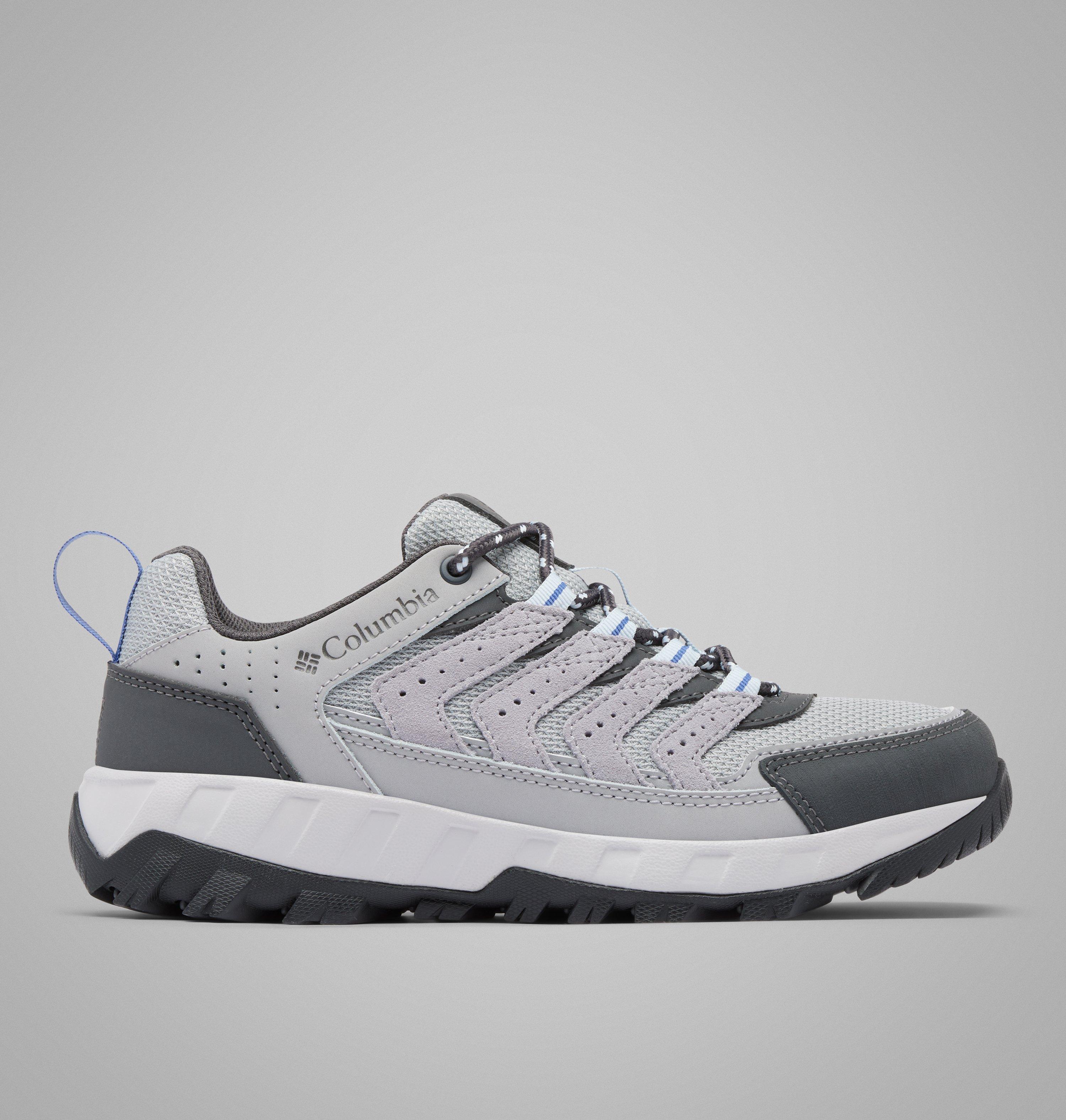 Columbia Sportswear Women's Grey Columbia - Strata Trail™ Walking Shoe - Steam, Eve Size 10 Uk