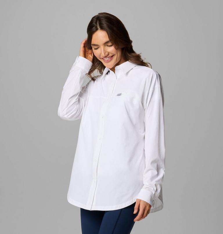 Boundless Trek Layering LS II, Color: White, image 4