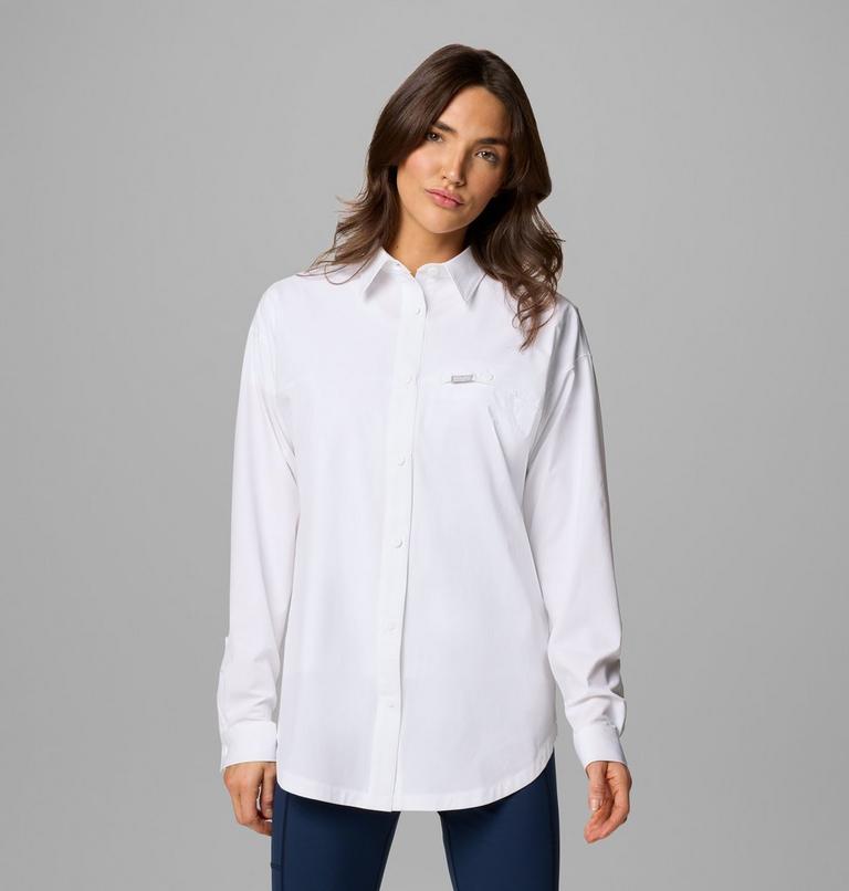 Boundless Trek Layering LS II, Color: White, image 1