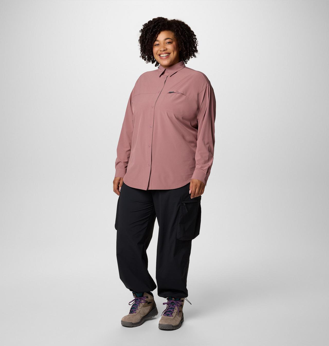 Women's Boundless Trek™ Layering Long Sleeve Shirt II - Plus Size 3