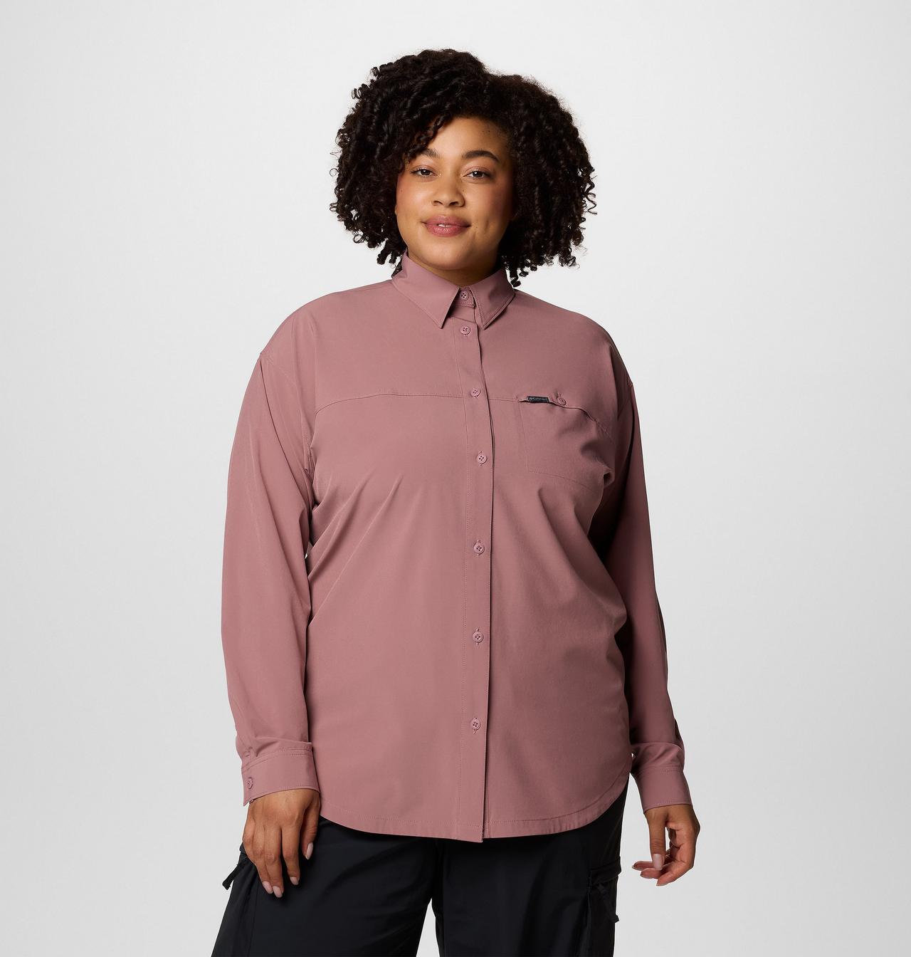 Women's Boundless Trek™ Layering Long Sleeve Shirt II - Plus Size 1