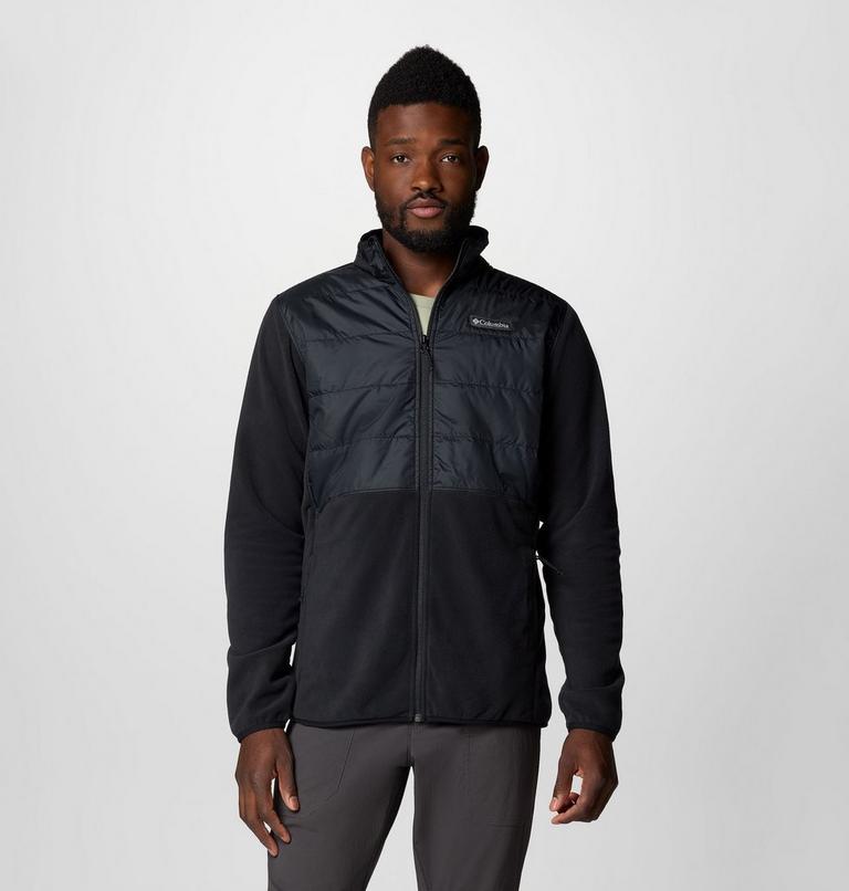 Men's Basin Butte II Hybrid Fleece Jacket, Color: Black, image 1