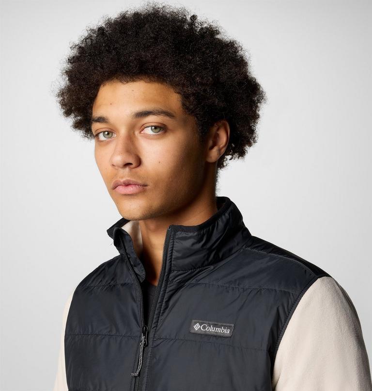 Men's Basin Butte II Hybrid Fleece Jacket, Color: Dark Stone, Black, image 5