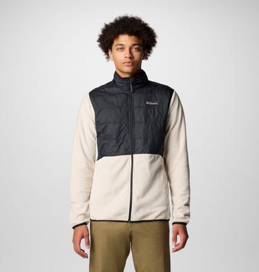 Chaqueta de forro polar híbrido Basin Butte II para hombre, Color: Dark Stone, Black, image 1