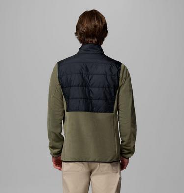 Veste Polaire Hybride Basin Butte II Homme, Color: Stone Green, Black, image 11