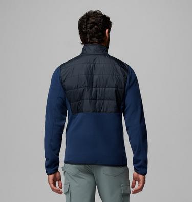 Veste Polaire Hybride Basin Butte II Homme, Color: Collegiate Navy, Black, image 3