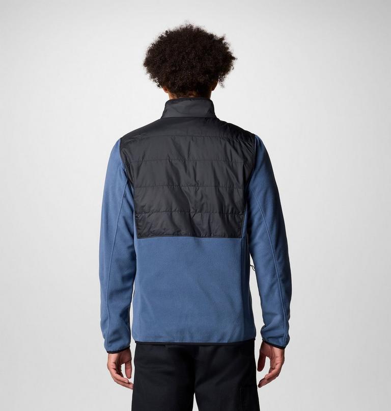 Men's Basin Butte II Hybrid Fleece Jacket, Color: Dark Mountain, Black, image 3