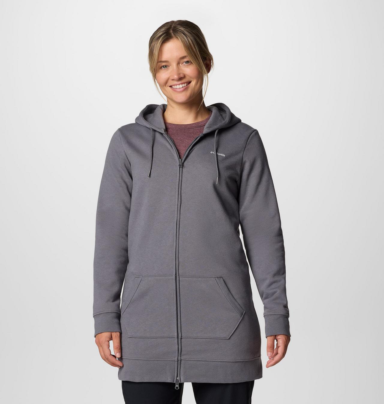 Chandail à capuchon long avec fermeture éclair Burr Trail™ pour femme 1