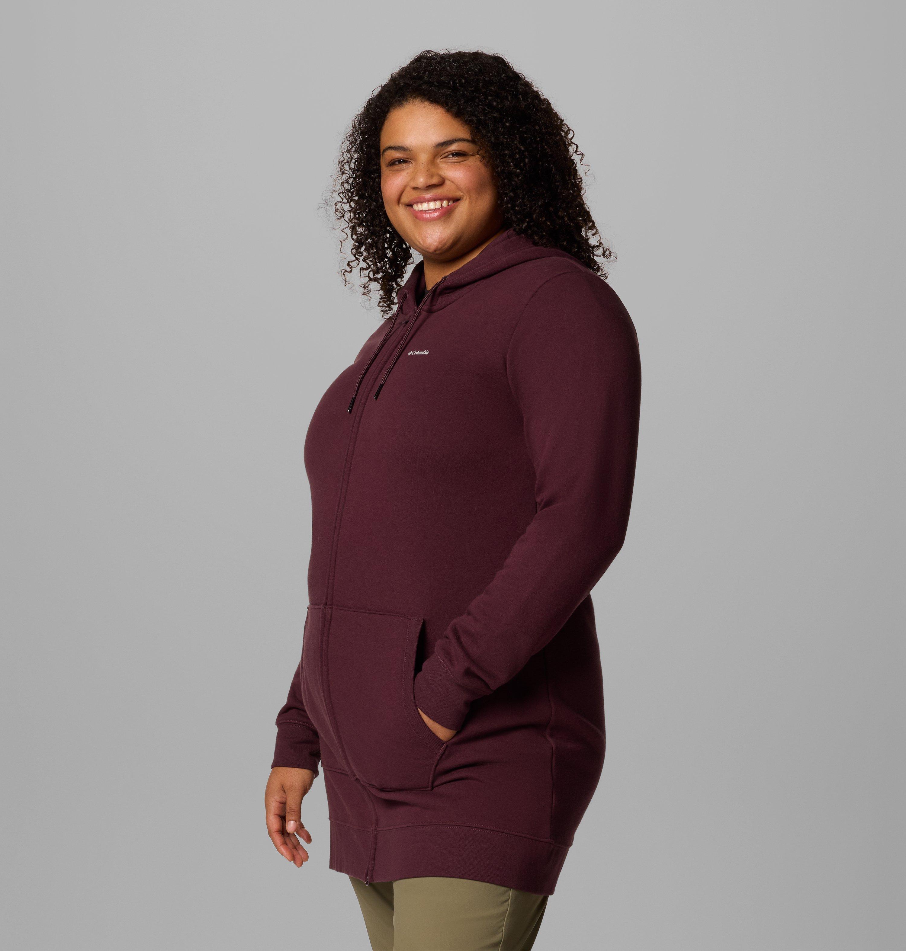 Women's Burr Trail™ Long Full Zip Hoodie | 607 | 2X 3