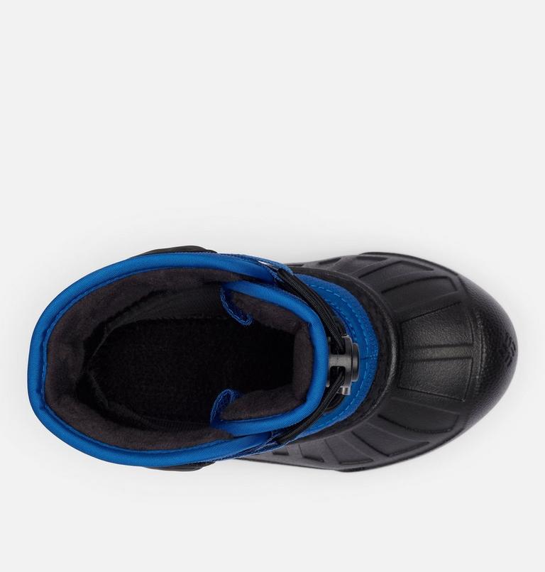 Kids' Powderbug Snowlite Lace Snow Boot, Color: Mountain Blue, Black, image 4