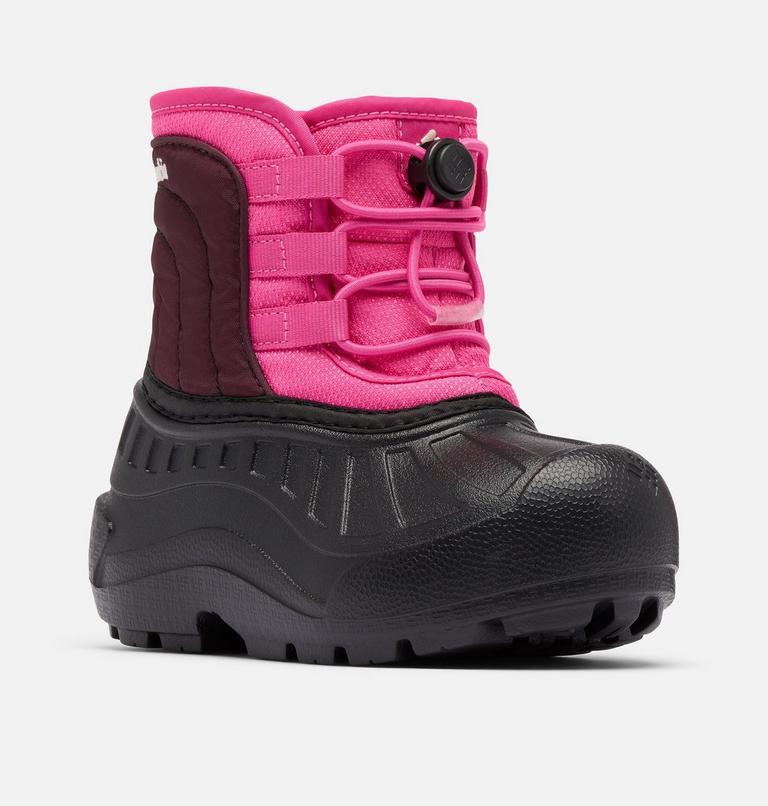 Kids' Powderbug Snowlite Lace Snow Boot, Color: Pink Ice, Moonvista, image 3