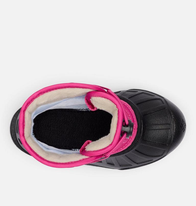 Kids' Powderbug Snowlite Lace Snow Boot, Color: Pink Ice, Moonvista, image 4