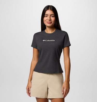 Women's Columbia Move Technical T-Shirt, Color: Black, image 1