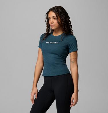 T-shirt tecnica Columbia Move da donna, Color: Everblue Heather, image 8