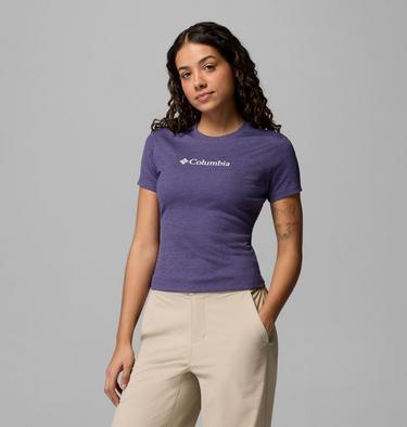 T-shirt tecnica Columbia Move da donna, Color: Stormwatch Heather, image 4