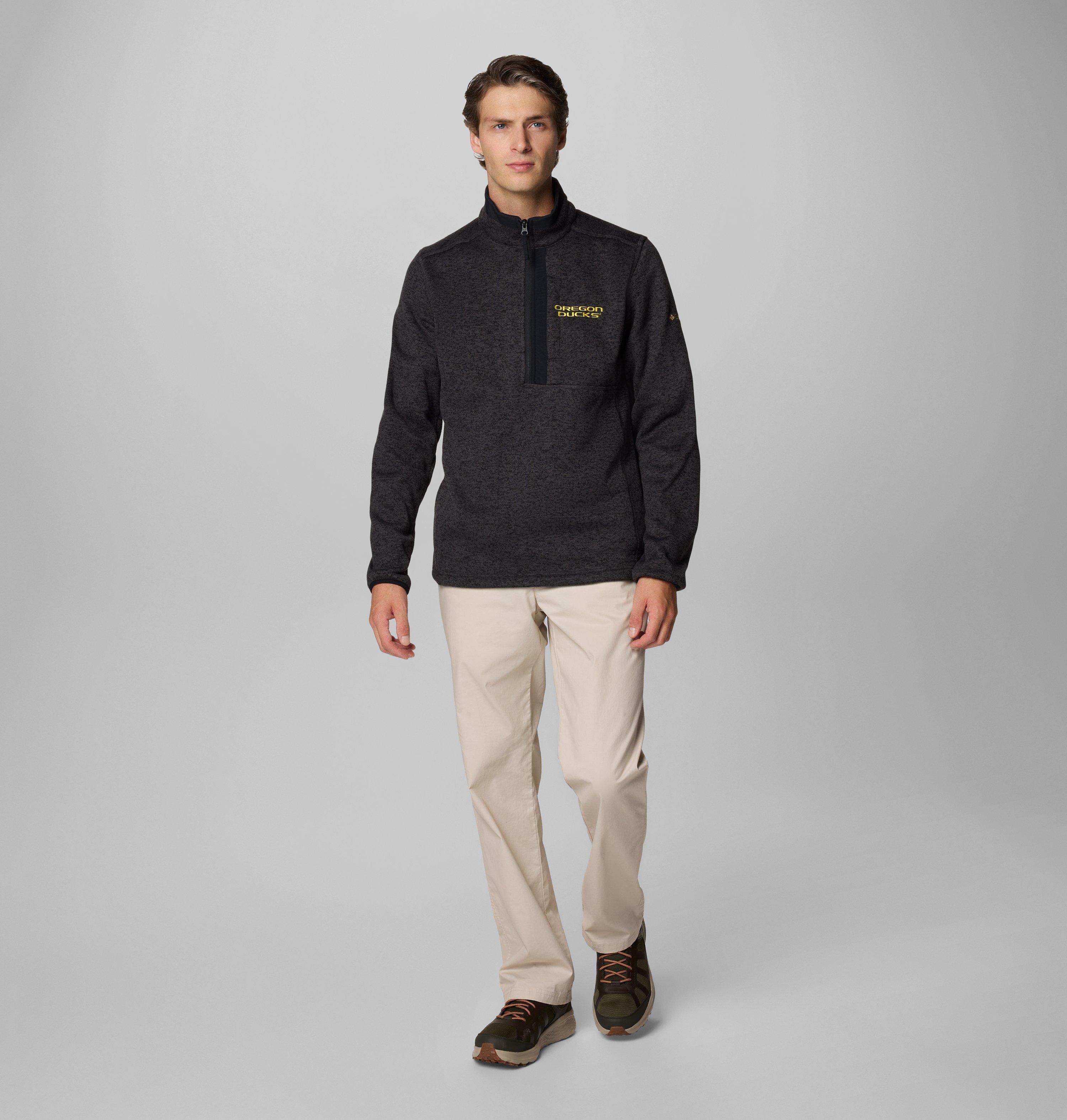 Men's Collegiate Sweater Weather Fleece Half Zip Pullover - Oregon 3