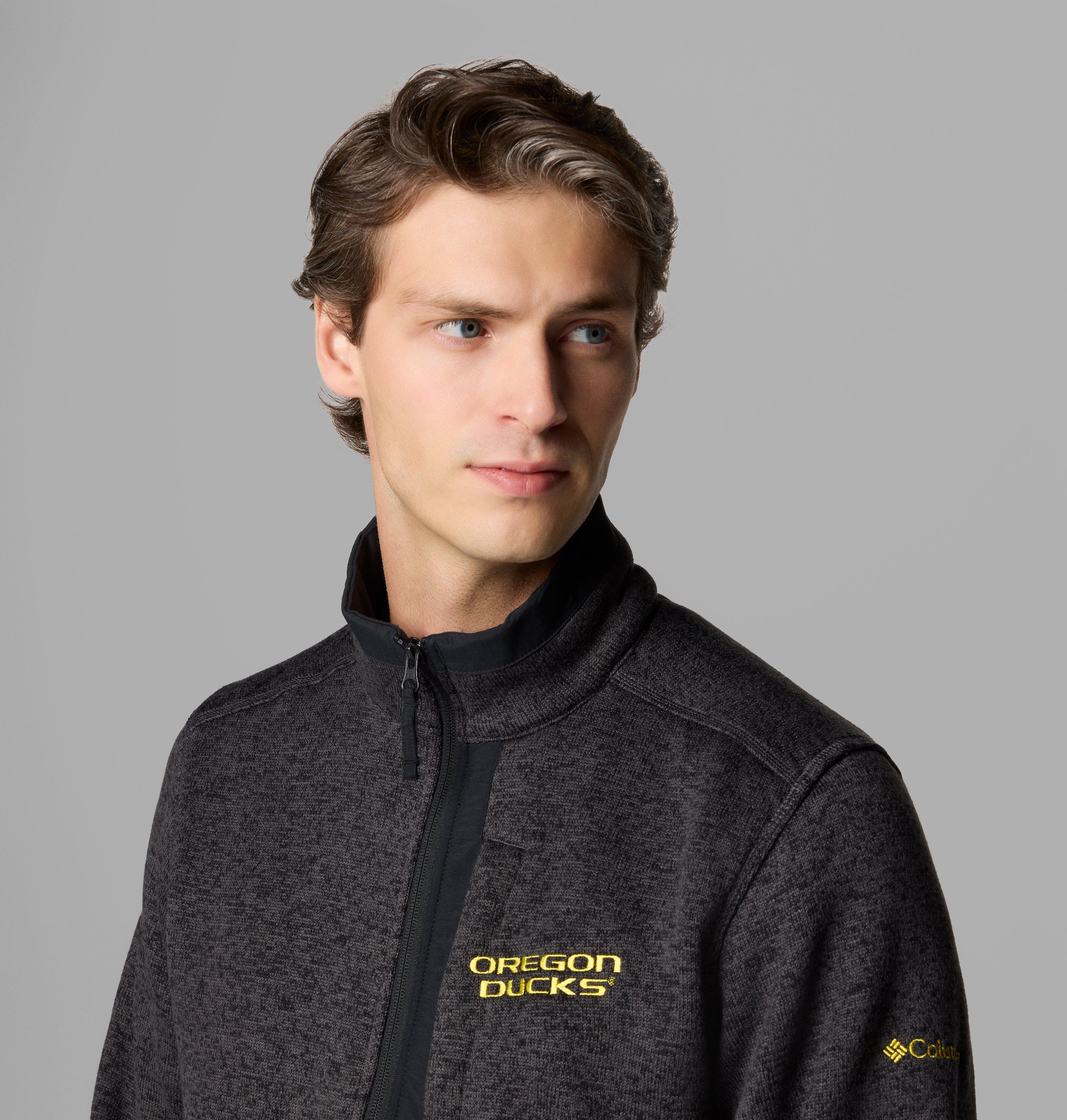 Men's Collegiate Sweater Weather Fleece Half Zip Pullover - Oregon 5