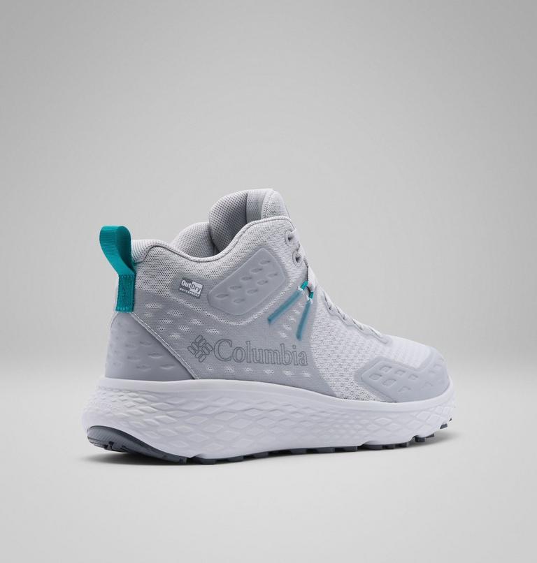 Men's Konos TRS OutDry Mid Hiking Shoe, Color: Grey Ice, Teal Chloride, image 9