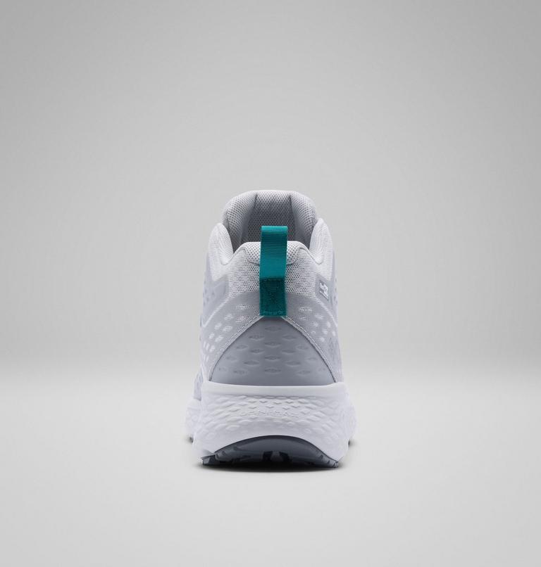 Men's Konos TRS OutDry Mid Hiking Shoe, Color: Grey Ice, Teal Chloride, image 2