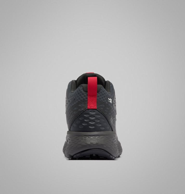 Men's Konos TRS OutDry Mid Hiking Shoe, Color: Dark Grey, Mountain Red, image 2