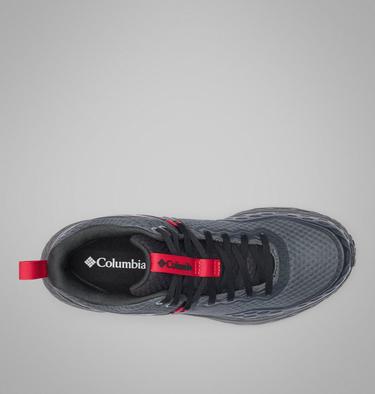 Men's Konos TRS OutDry Mid Hiking Shoe, Color: Dark Grey, Mountain Red, image 8