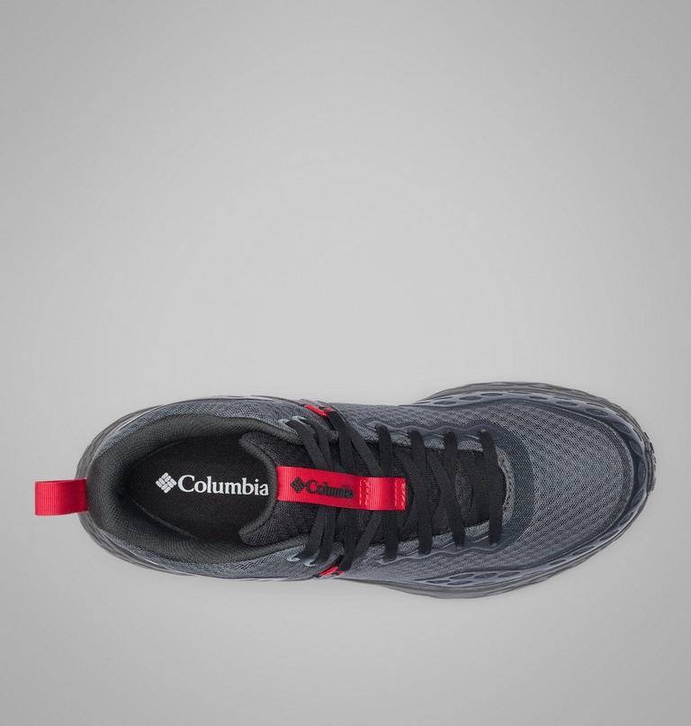 Men's Konos TRS OutDry Mid Hiking Shoe, Color: Dark Grey, Mountain Red, image 4