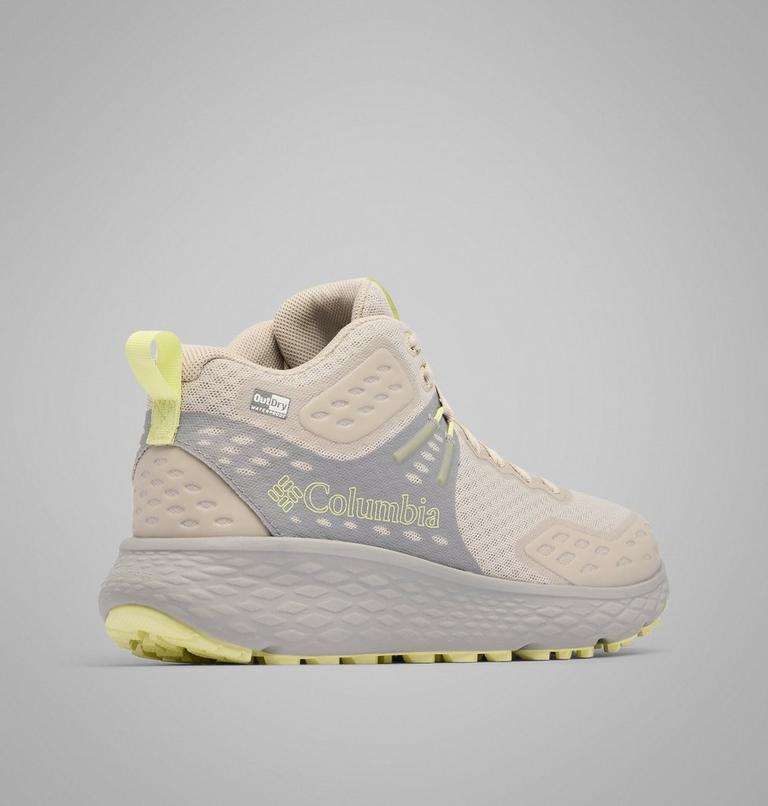 Women's Konos TRS OutDry Mid Hiking Shoe, Color: Cloud Grey, Citron Haze, image 9