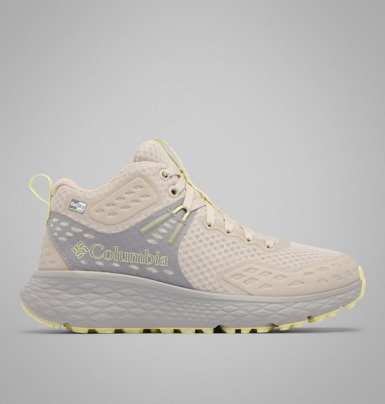 Women's Konos TRS OutDry Mid Hiking Shoe, Color: Cloud Grey, Citron Haze, image 1
