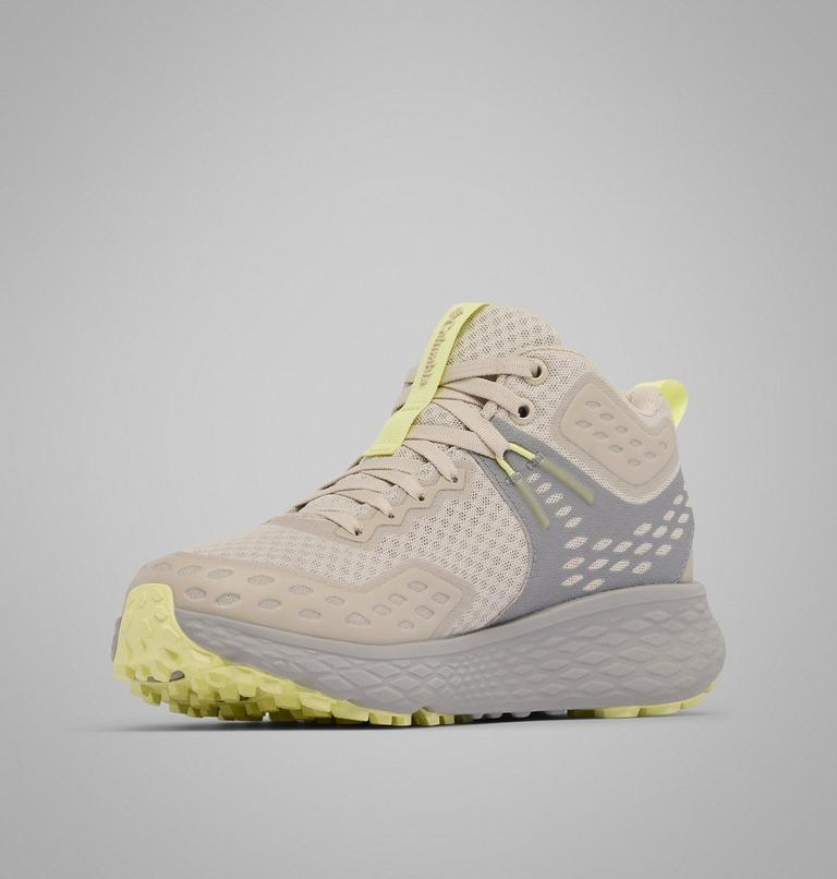Women's Konos TRS OutDry Mid Hiking Shoe, Color: Cloud Grey, Citron Haze, image 7