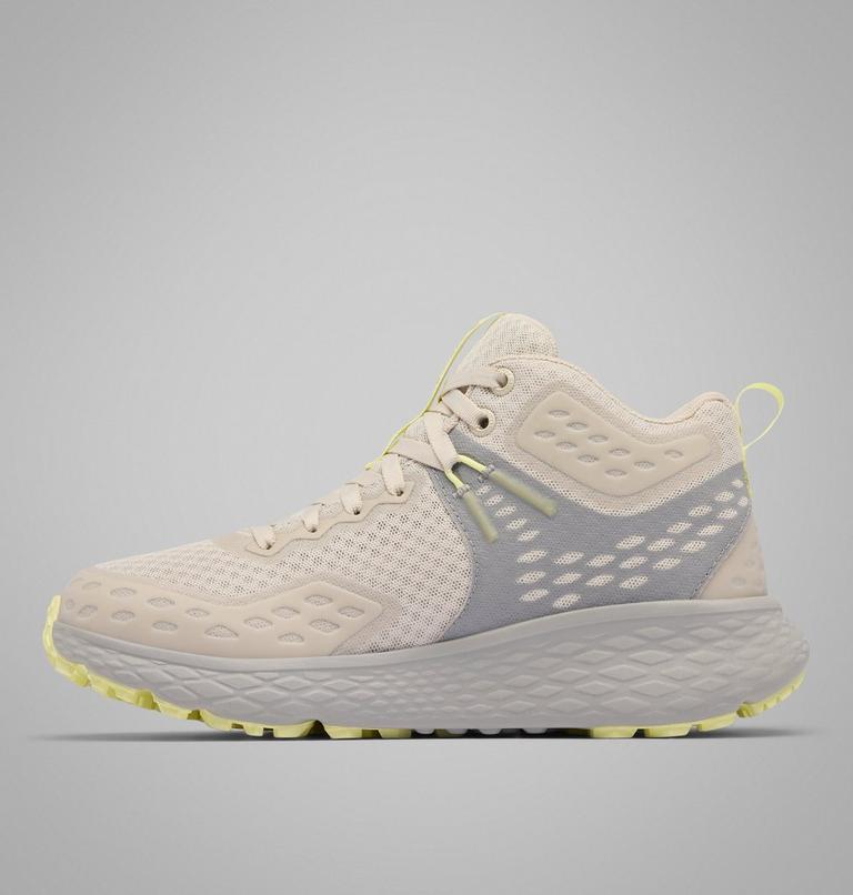 Women's Konos TRS OutDry Mid Hiking Shoe, Color: Cloud Grey, Citron Haze, image 6