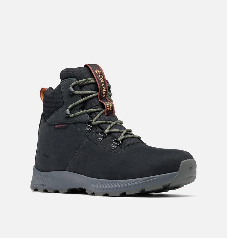 Botte Nubuck Imperméable Landroamer Explorer Homme, Color: Black, Canyon Sun, image 3