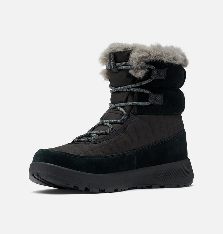 Women's Slopeside Peak II Luxe Waterproof Snow Boot, Color: Black, Graphite, image 7