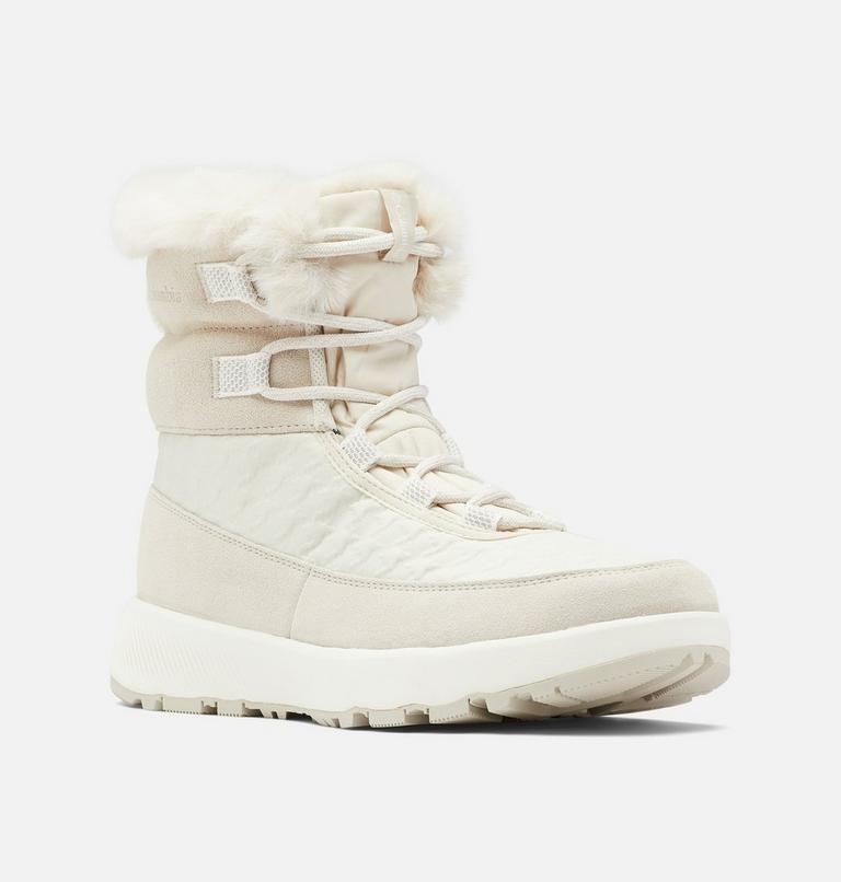 Botas de nieve impermeables Slopeside Peak II Luxe para mujer, Color: Dark Stone, Sea Salt, image 3