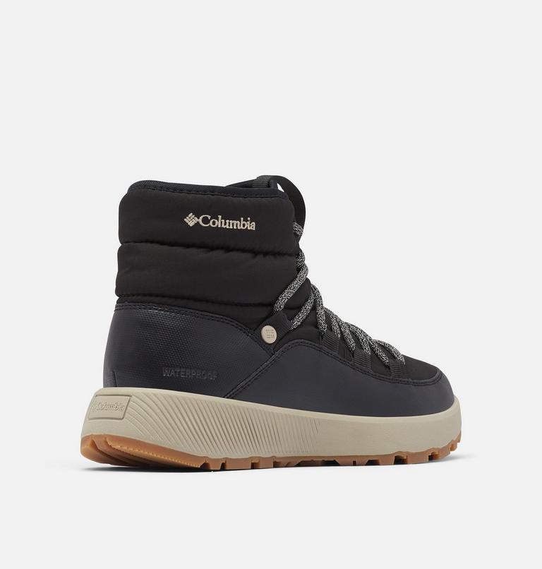 Botas de invierno de media caña Slopeside Village II Omni-Heat para mujer, Color: Black, Silver Sage, image 9