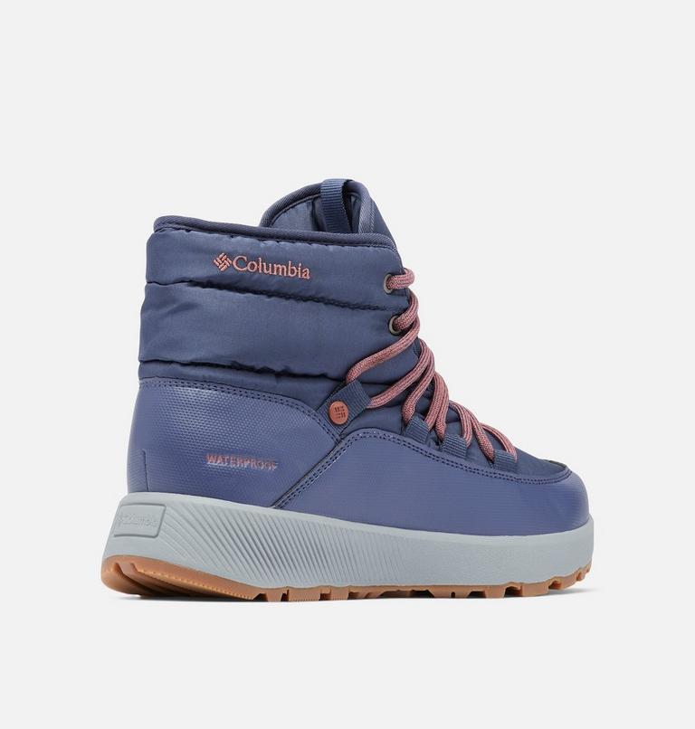 Botas de invierno de media caña Slopeside Village II Omni-Heat para mujer, Color: Nocturnal, Beetroot, image 9