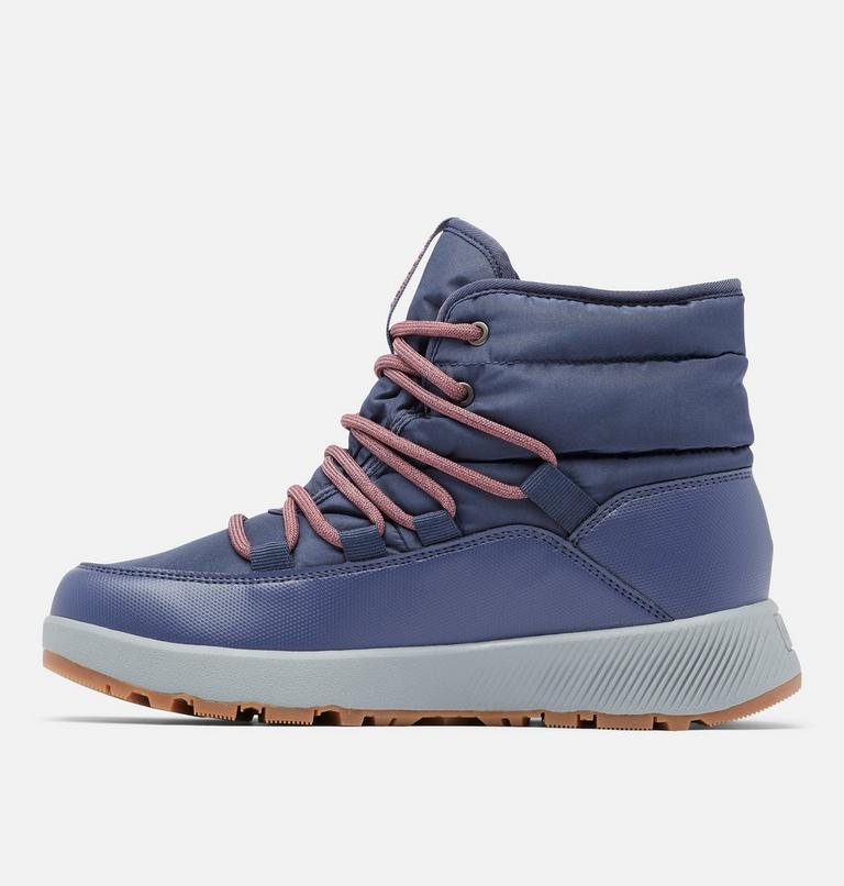 Botas de invierno de media caña Slopeside Village II Omni-Heat para mujer, Color: Nocturnal, Beetroot, image 5