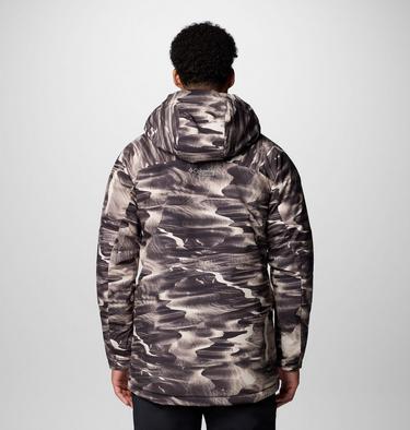 Winter District III wasserdichte Skijacke mit Print für Männer, Color: Dark Stone Windblown Print, image 2