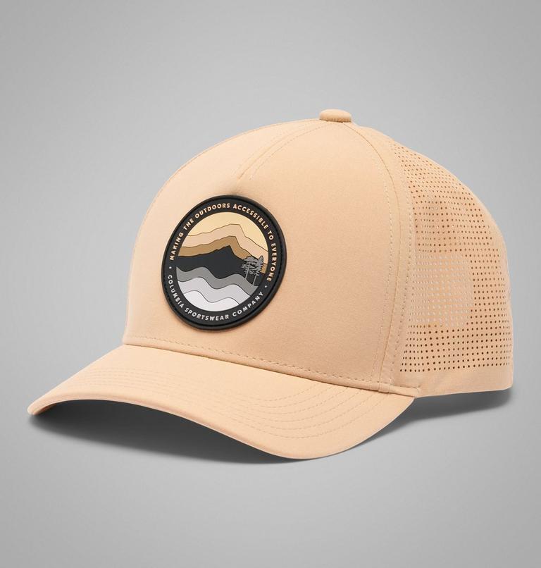 Unisex Mountaincap 3D Stretch Snap Back, Color: Canoe, Circular Linescape, image 1