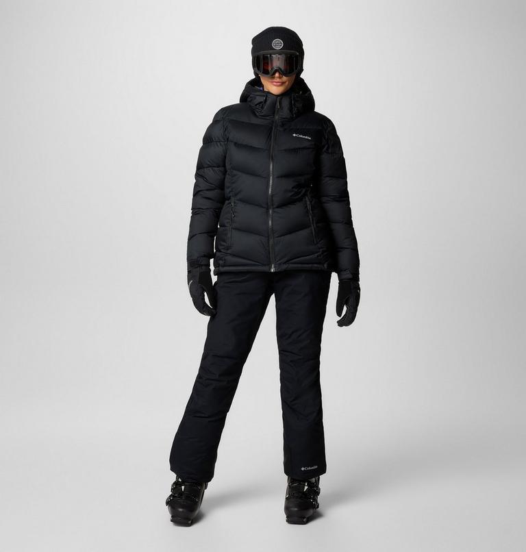 Women's Abbott Peak Insulated Waterproof Ski Jacket, Color: Black, image 3
