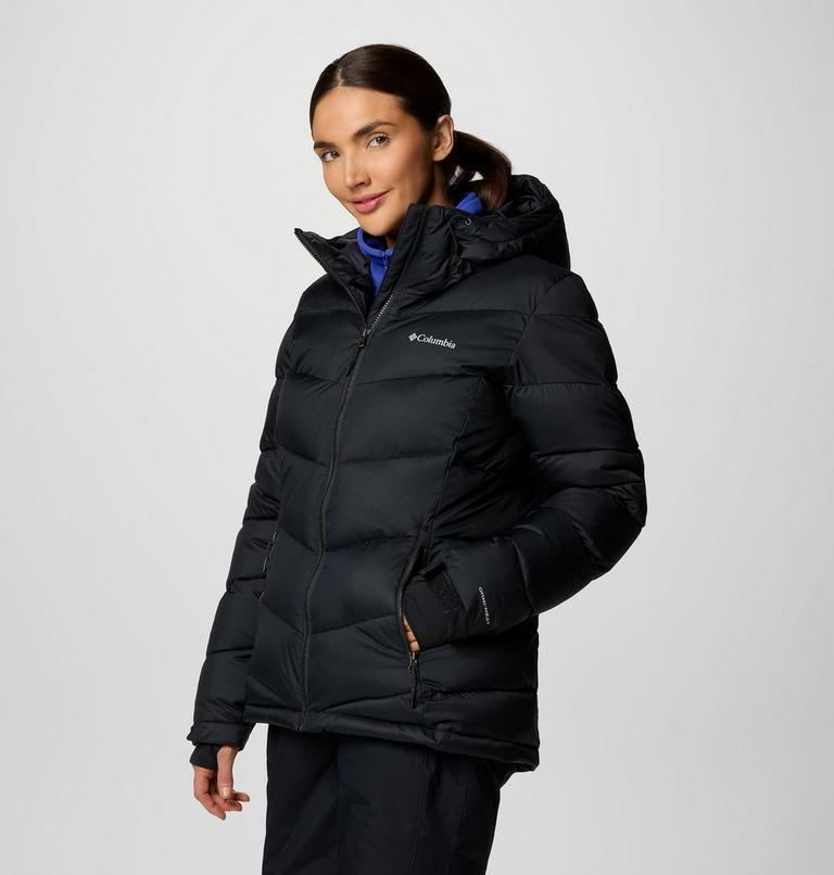 Women's Abbott Peak Insulated Waterproof Ski Jacket, Color: Black, image 4