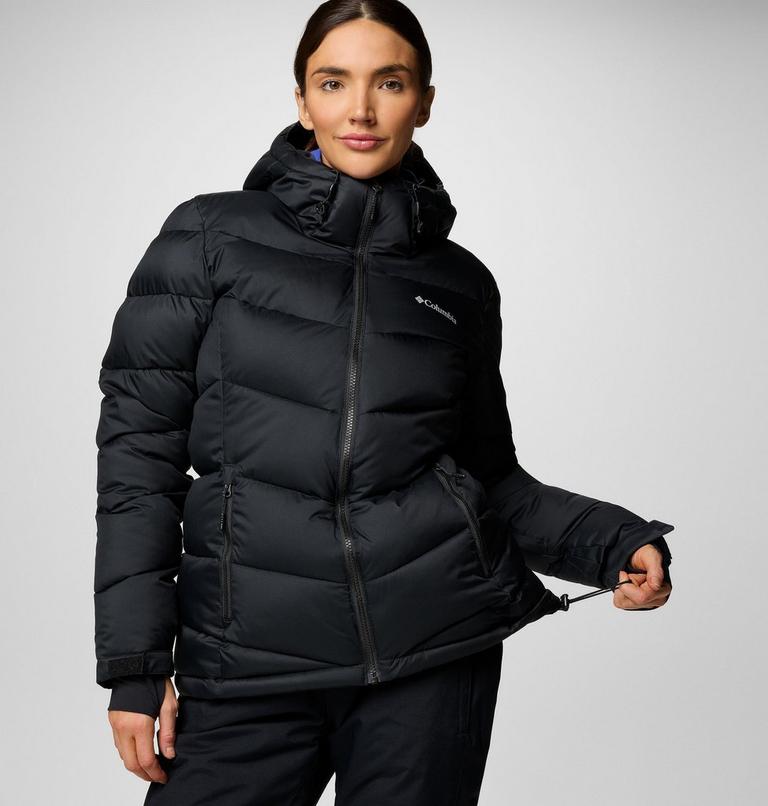 Women's Abbott Peak Insulated Waterproof Ski Jacket, Color: Black, image 7