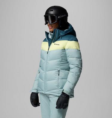 Veste de ski Imperméable isolée Abbott Peak femme, Color: Crushed Blue, Everblue, Citron Haze, image 8