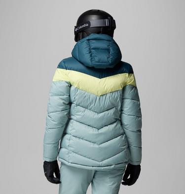 Veste de ski Imperméable isolée Abbott Peak femme, Color: Crushed Blue, Everblue, Citron Haze, image 7
