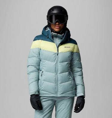 Veste de ski Imperméable isolée Abbott Peak femme, Color: Crushed Blue, Everblue, Citron Haze, image 5