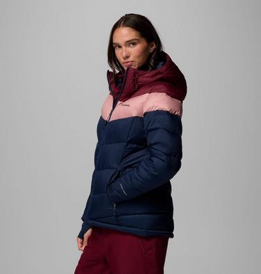 Veste de ski Imperméable isolée Abbott Peak femme, Color: Collegiate Navy, Rich Wine, Eraser Pink, image 16